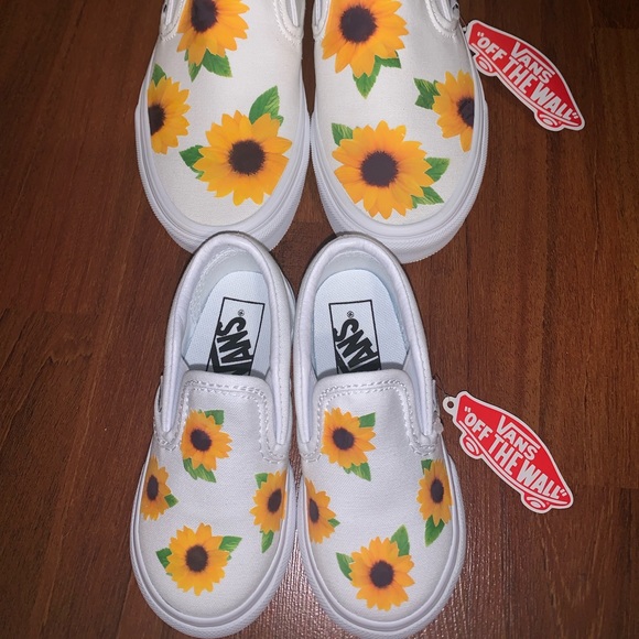 Custom Sunflower Vans - Picture 2 of 2